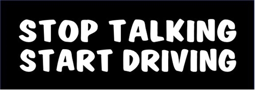 Tarra Stop Talking Start Driving - Tarrat - TAR278 - 1