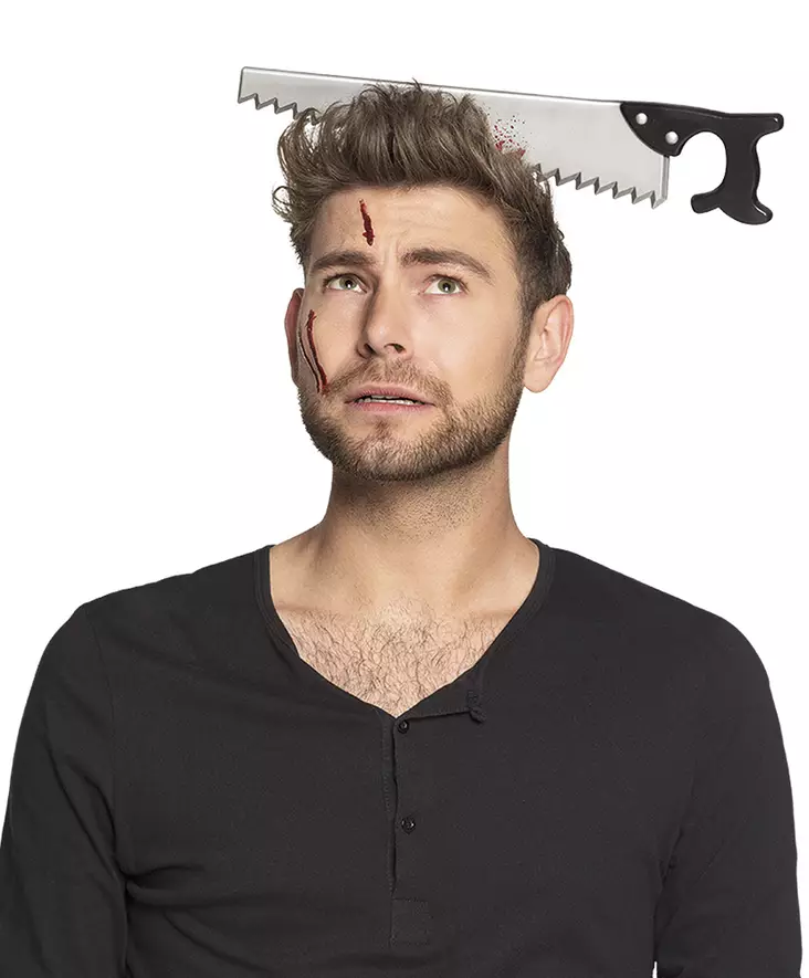 Verinen saha-panta - Kallot, Halloweenrekvisiitta - HOR178 - 1