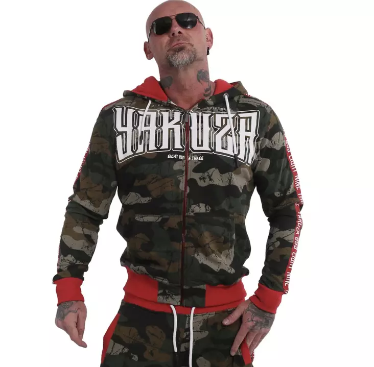 Yakuza huppari Casual Camo - Pitkähihaiset paidat - YA8 - 1