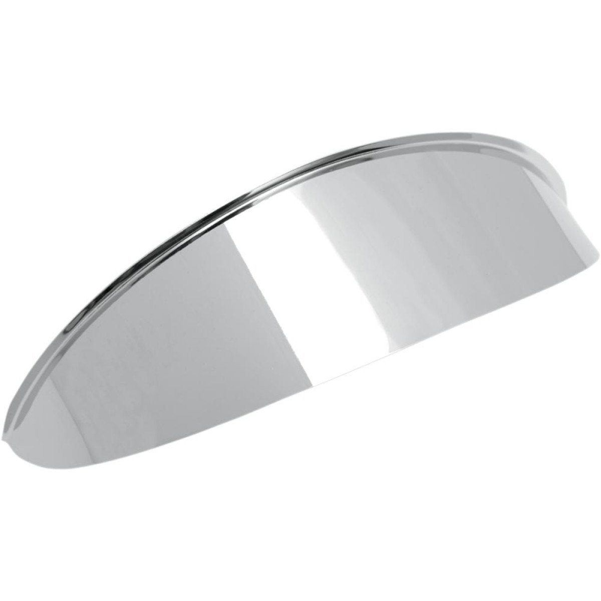 Drag Specialties Plain Chrome Visor Peak For 5.75 Motorcycle Headlight - Universal