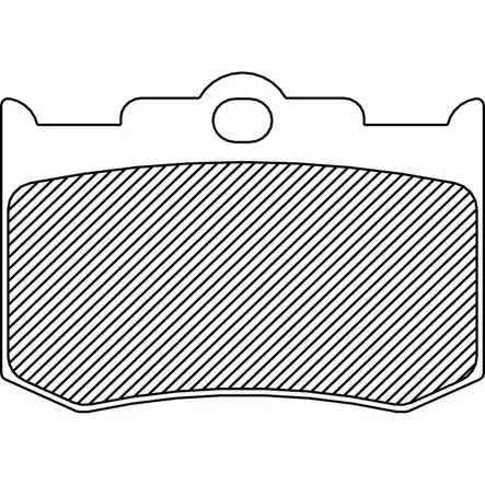 BRAKE PAD ORGANIC PM 125X4R/137X4B/125X4SPH - Jarrupalat - 17200209 - 1