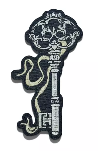 Kangasmerkki Key Skull - Kangasmerkit - K1669 - 1