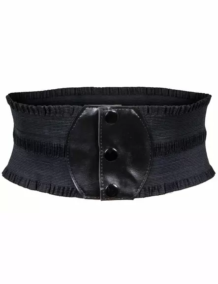 Leveä vyö, nepparikiinnitys, onesize - Kangasvyöt - KV119 - 1