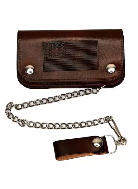 Lompakko, Ruskea antiikkikäsitelty nahka - Lompakot ja rahakukkarot - KN489 - 2