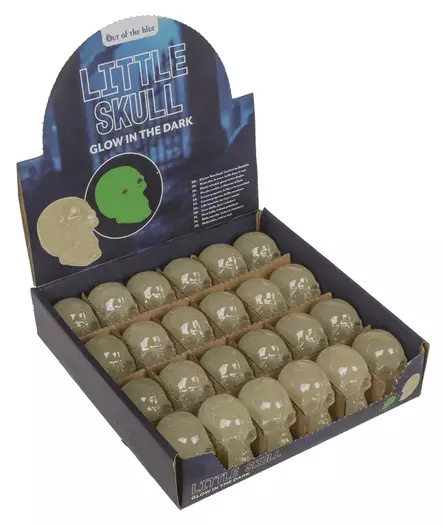 Minikallo, pimeässä hohtava - Kallot, Halloweenrekvisiitta - HOR729 - 2