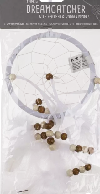 Unisieppari valkoinen 34 x 11-cm - Koriste-esineet - 260149 - 2