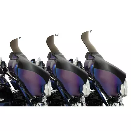 WINDSHIELD SPOILER OEM-FAIRING HARLEY DAVIDSON® 9" SMOKE - Tuulilasit ja etumaskit - 23500179 - 1