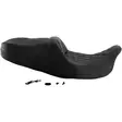 2-UP SEAT ROAD SOFA LS FRONT|REAR LEATHER|SADDLEGEL™ PLAIN BLACK - Satulat ja satulanpäälliset - 08010939 - 1