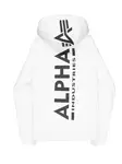 Alpha Huppari White Back print - Hupparit - ALP129 - 1