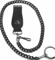 Avainketju MUSTA 45-cm musta nahka - Avainketjut - MAS29 - 2