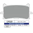 BRAKE PAD DP SINTERED REPLACEMENT STREET TOURING OFF-ROAD/ATV - Jarrupalat - 17212519 - 1