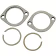 EXHAUST FLANGE KIT STANDARD STAINLESS STEEL - Pakoputket ja niiden osat - 18610889 - 1