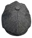 Flatcap Tweed, tummanharmaa - Flat Capit - LC789 - 2