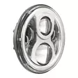 HEADLIGHT LED DUAL BURN 8700 EVO 2 18 CM (7'') CHROME INNER BEZEL - Tuulilasit ja etumaskit - 20011769 - 1
