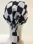 Headwrap, ralliruutu, isot ruudut - Headwrapit - HW179 - 3