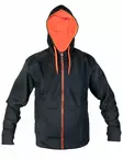 Huppari, Musta, Oranssi fleecevuori - Hupparit - CU259 - 1