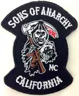 Kangasmerkki, Sons of Anarchy California - Kangasmerkit - K1399 - 1