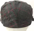 Lätsä, harmaapuna ruutu flat cap - Flat Capit - LC449 - 5