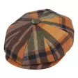 Lätsä Sinapinruskea Tartan-ruutu - Flat Capit - LC839 - 1