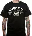 Lucky 13 t-paita WOLF etu kuva - T-paidat - L1319 - 1