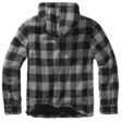 Lumberjacket hupulla musta hiilenharmaa - Kangastakit - T559 - 2
