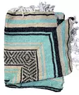Mexico viltti, Mint/Tan/Navy - Kodin tekstiilit - MEX49 - 2