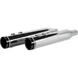 MUFFLERS TRACER TIP SLIP-ON 4.5" HIGH PREFORMANCE PLUS CHROME - Pakoputket ja niiden osat - 18011259 - 1