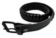 Musta pyramidi nahkavyö 40 mm - Niittivyöt - KV229 - 2