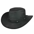 Nahkainen Cowboy Hattu, musta - Hatut - HAT149 - 2