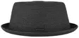 Olkihattu Pork Pie Black Toyo - Hatut - STHAT89 - 1