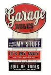 Peltikyltti Garage rules - Taulut, kehykset - PELT139 - 1
