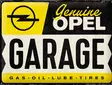 Peltikyltti OPEL Garage - Taulut, kehykset - PELT389 - 2