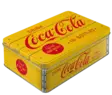Peltipurkki flat Coca Cola keltainen - Peltipurkit - PELT179 - 1