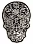Pinssi-Hot Leathers-Sugar Skull - Pinssit - PNS39 - 1