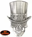 Pinssi Uncle Sam Skull Pin kahdella tapi - Pinssit - PNS99 - 2