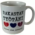 Rakastan työtäni -muki lahjapakkauksessa - Mukit - LKM359 - 1