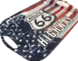 Tarjotin route 66 highwayusa lippu - Korit ja tarjottimet, sisustuslaatikot - PRT1189 - 2