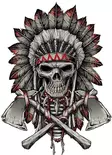 Tarra Indian Skull - Tarrat - TAR359 - 1