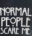 Tpaita Normal People Scare Me - T-paidat - TP1269 - 1