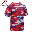 Tpaita red / white / blue camo - T-paidat - ROT119 - 2