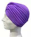 Turbaani, violetti - Hiuskoristeet - HAT129 - 1