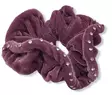 Vanha rosa, samettiscrunchie - Hiuskoristeet - PIN349 - 1