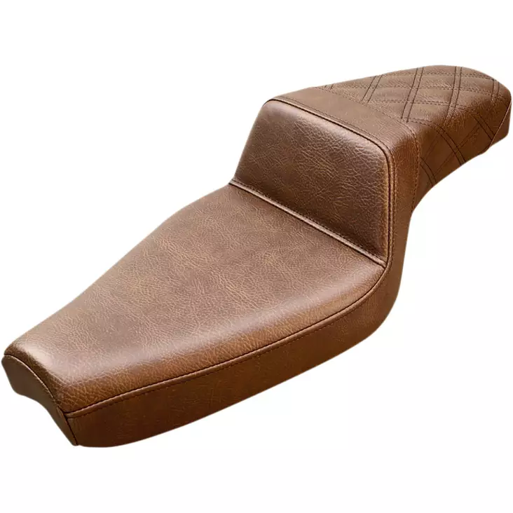 2-UP SEAT STEP UP FRONT|REAR SADDLEHYDE™ BROWN - Satulat ja satulanpäälliset - 08040689 - 1