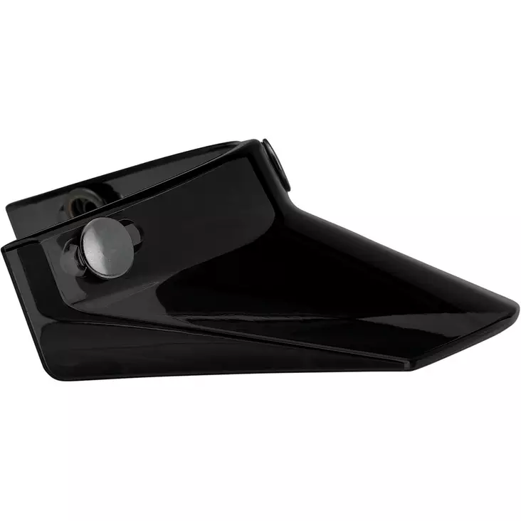 3-SNAP VISOR BLACK - Kypärätarvikkeet - 01321009 - 1