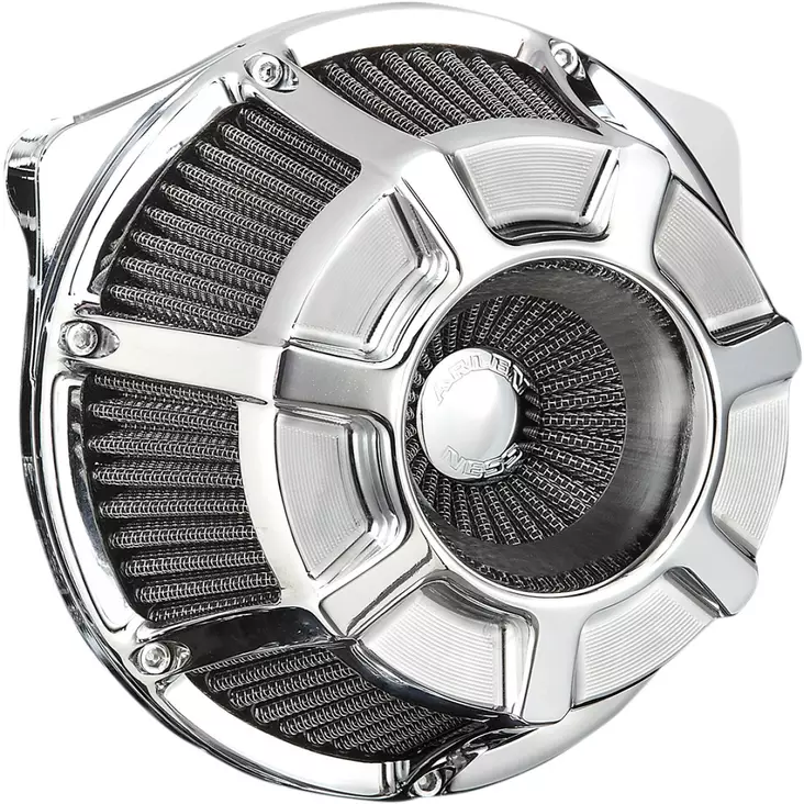 AIR CLEANER KIT INVERTED BIG SUCKER BEVELED CHROME - Ilmansuodattimet - 10102089 - 1