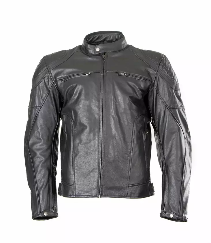 Ajotakki Faster, musta nahka - Nahkatakit - T499 - 1