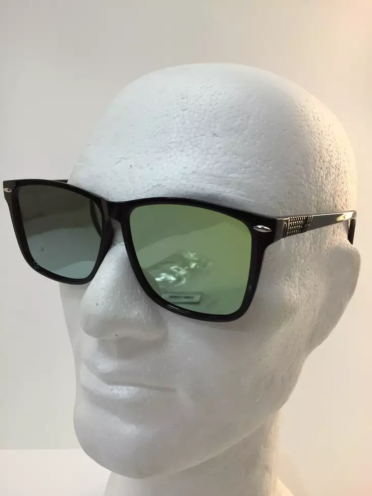 Aurinkolasit, suora linssi, vihertävä - Aurinkolasit - ARS429 - 1