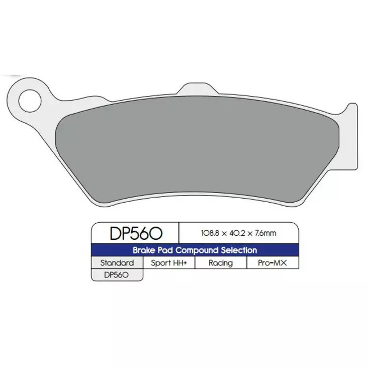 BRAKE PAD DP SINTERED REPLACEMENT STREET TOURING OFF-ROAD/ATV - Jarrupalat - 17212449 - 1