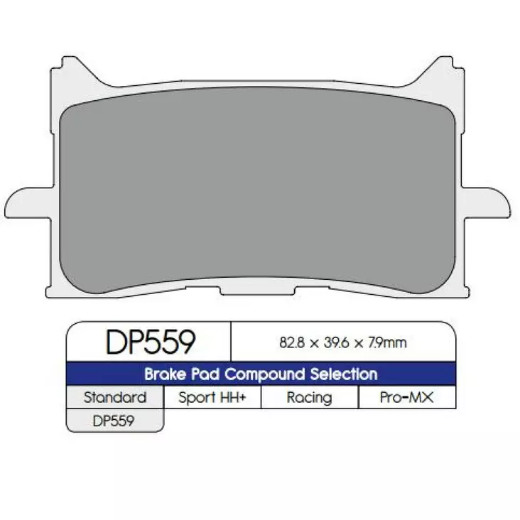 BRAKE PAD DP SINTERED REPLACEMENT STREET TOURING OFF-ROAD/ATV - Jarrupalat - 17212519 - 1