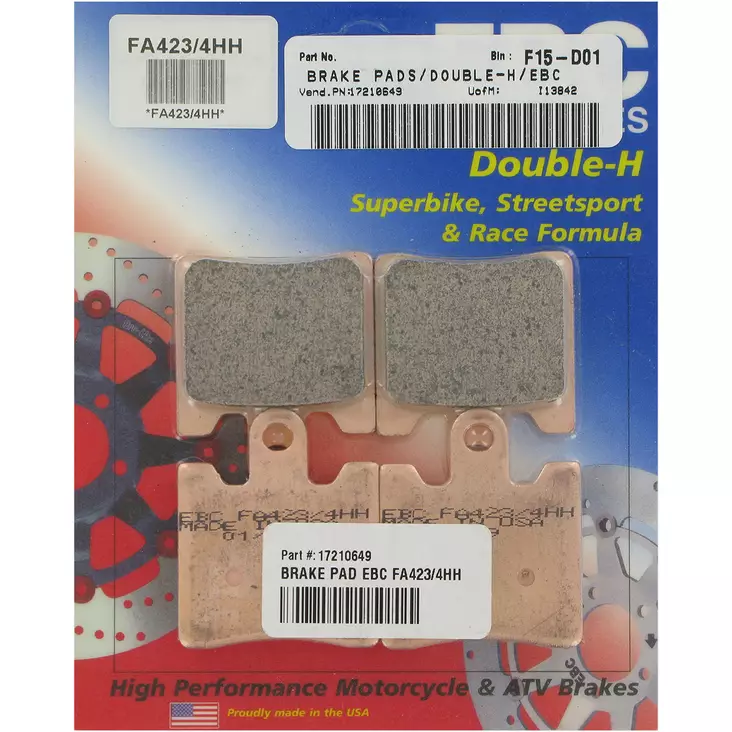 BRAKE PAD FA-HH SERIES SINTERED METAL - Jarrupalat - 17210649 - 1